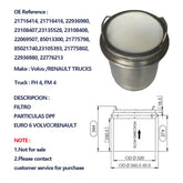 DIESEL PARTICULATE FILTER 21716414, 21716416, 22936980, 23108407, 23135528, 23108408, 22069507, 85013300, 21775798, 85021740, 23105393, 21775802, 22936980, 22776213 - SHANGHAI KESAIRAY AUTO PARTS CO LTD